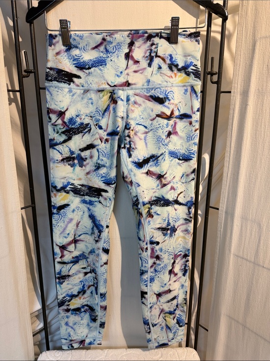 Pants - Watercolor lululemon Leggings in Blue & Purple